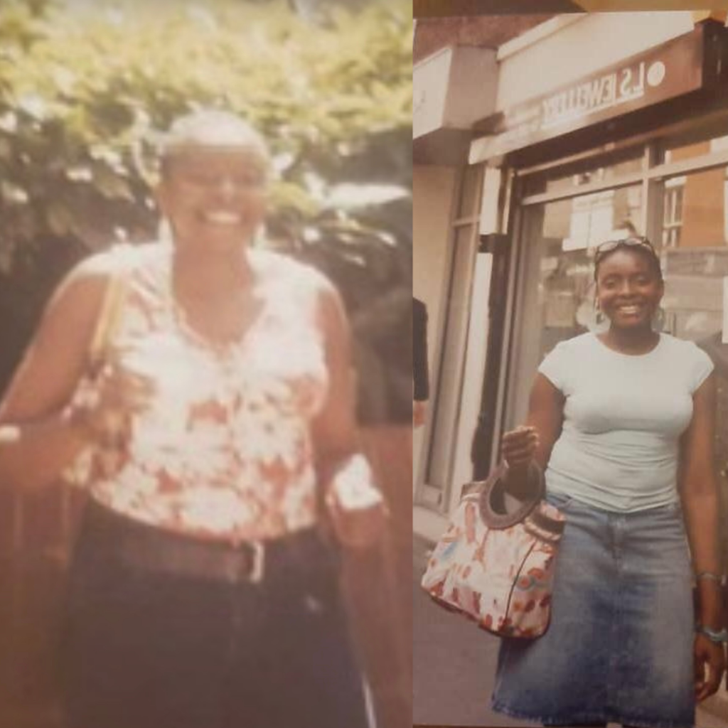 A picture of me in my 20s. The purpose is to show other women it's possible to recreate your body in your 40s. 